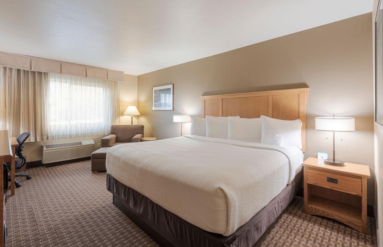 Spacious standard King Suite at the Best Western G